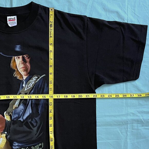 Vintage Stevie Ray Vaughn "Velvet Painting Portrait" T-Shirt - Picture 6 of 7